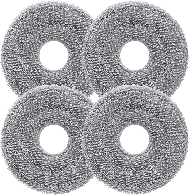 Rotating Mop Cloth or Saros 10R & Saros Z70 Robot Vacuum Cleaner 4PCS High-Absorbency Microiber 200 RPM