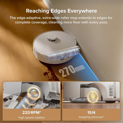 1 Pack Roller Mop or Qrevo Curv 2 low Robot Vacuum Cleaner, Roller Mop Replacement Accessories