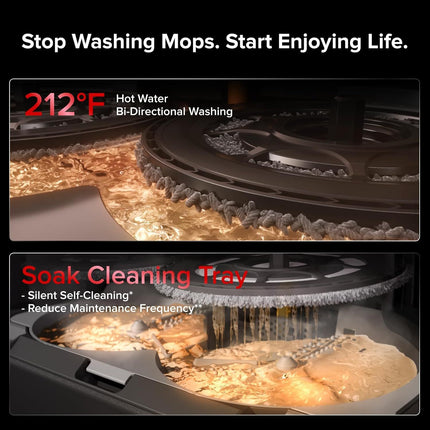 Rotating Mop Cloths or Saros 20 (4-Pack), 200 RPM Scrubbing, 30-Level Water Adjustment, Compatible with 212℉ Auto Wash & 131° Drying, Reusable Mop Pads or Hardwood Tile Marble Carpet