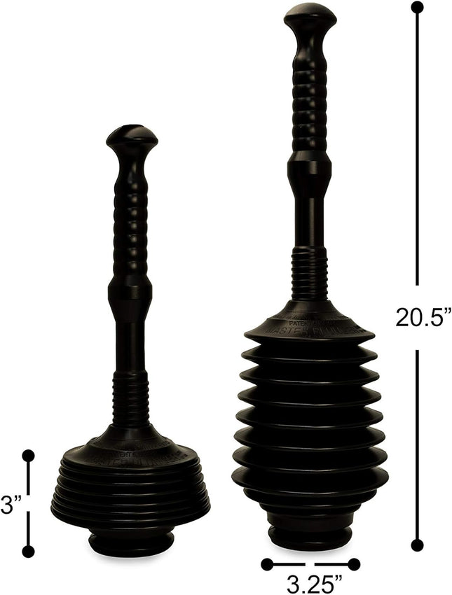 Master Plunger MP100-3 Heavy Duty Toilet Plunger Clears Kitchen Sinks Garbage Disposal and – product detail
