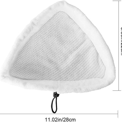 6Pcs Steam Mop Pads,Reusable Washable Microiber Steamer Cleaning Pads Replacement Pads Accessories or Steamboy X5 H2O H20 S302 S001 SKG 1500W Steam Mop