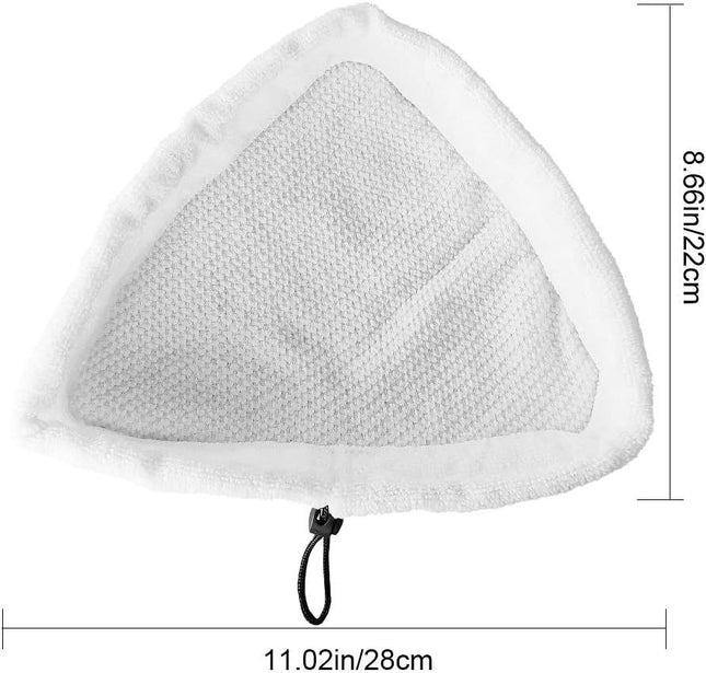 6Pcs Steam Mop Pads Reusable Washable Microiber Steamer Cleaning Pads Replacement Pads Accessories – product detail