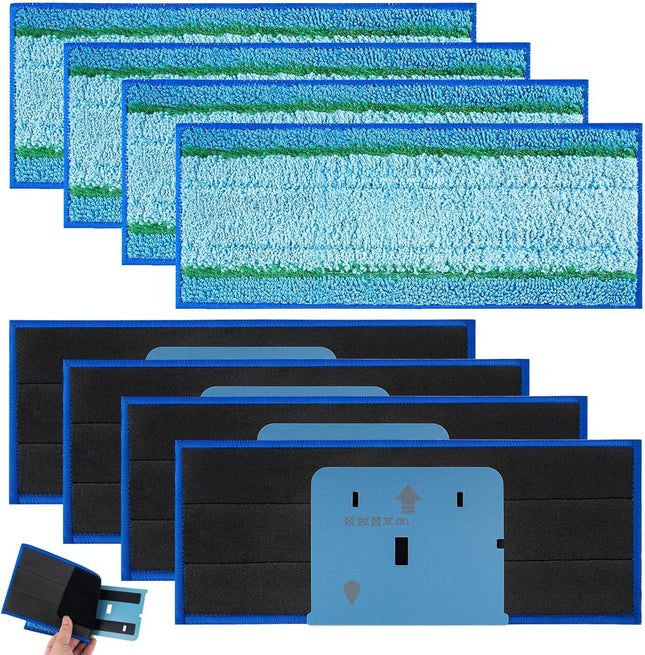 Upgraded M6 Wet Mopping Pads or iRobot Braava Jet M6 Series (6110) (6012) (6112) (6113) V1259-DP01-F-405