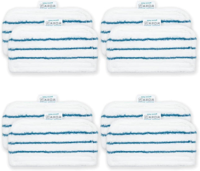 8 Pack SMP20 Washable Steam Mop Pads Compatible with Black Plus Decker Steam Mop SM1600 SM1610 SM1620