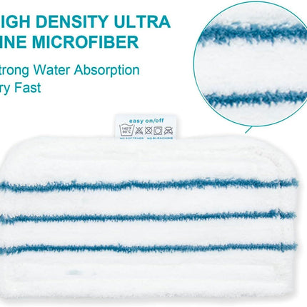 8 Pack SMP20 Washable Steam Mop Pads Compatible with Black+Decker Steam Mop SM1600, SM1610, SM1620, HSM13E1, HSMC1300X, HSMC1321, HSMC1361SG