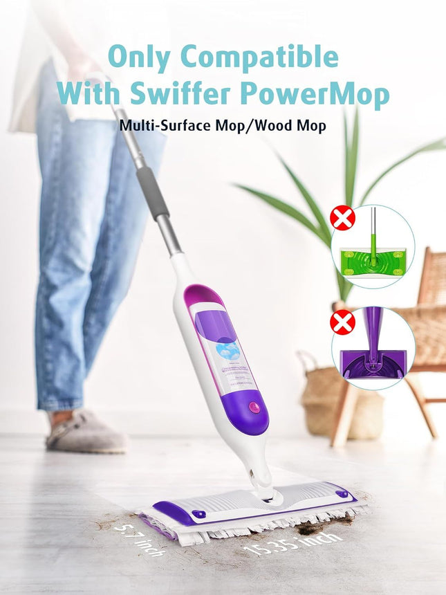 24 Pack Disposable Power Mop Pads Reills or Swier Power Mop Unscented 14-Layer Thickened – product detail