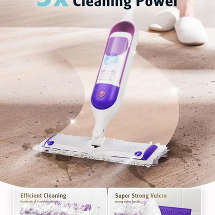 24 Pack Disposable Power Mop Pads Reills or Swier Power Mop, Unscented 14-Layer Thickened Multi-Surace Replacement Mopping Reills Pads or loor Surace Cleaning
