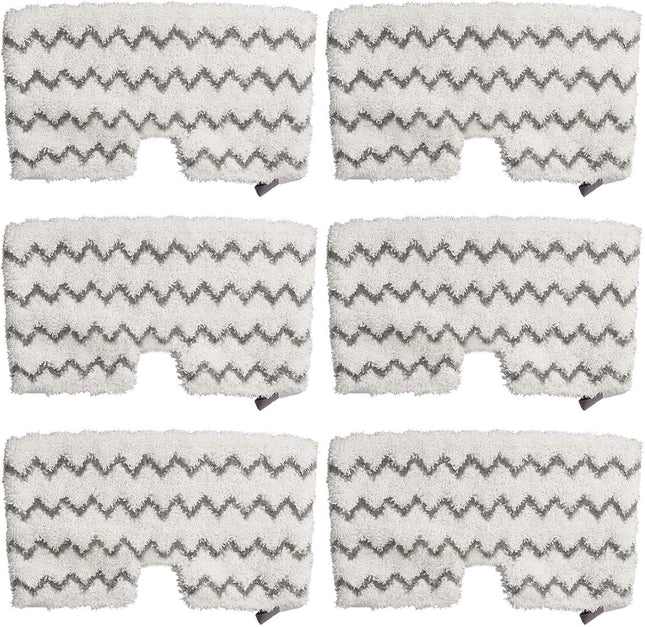 6 Pack Steam Mop Pads Replacement or Shark Steam Pocket Mops S3501 S3601 S3972BRN S3550 S3801 S3901 S3601D