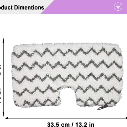 6 Pack Steam Mop Pads Replacement or Shark Steam Pocket Mops S3501 S3601 S3972BRN S3550 S3801 S3901 S3601D S3801CO S3901D S3455K S2902 SE450 SE460