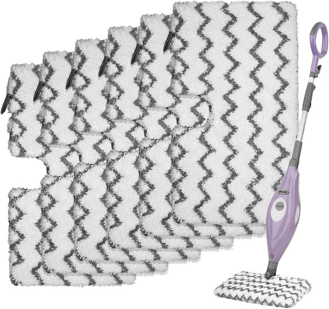 6 Pack S3501 S3601 Steam Mop Replacement Pads or Shark S3501 S3601 S3550 S3801 S3901 V1259-DP01-F-426
