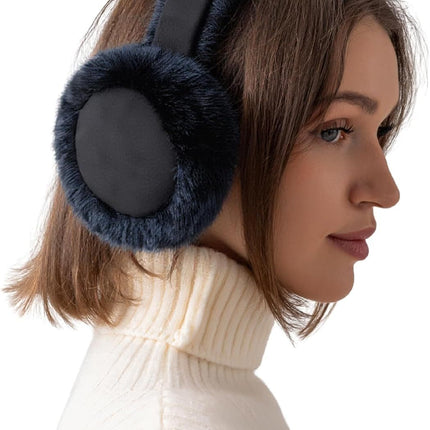 Ear Mus or Winter Women, Water Resistant Suedette and aux ur Warm Earmus oldable Outdoor Ear Warmers or Women Girls