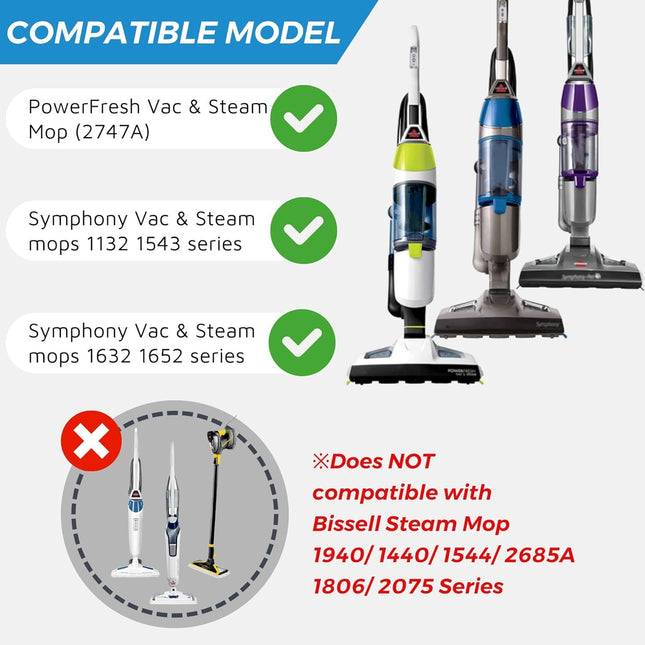 Steam Mop Pads or Bissell Powerresh Vac & Steam Series – product detail