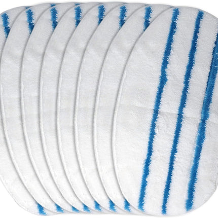 8 Pack Steam Mop Pads or PurSteam ThermaPro 10-in-1 Steam Mop Washable Reusable Pads by