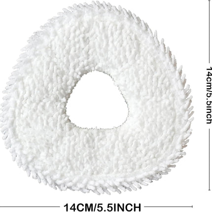 Robot Vacuum and Mop Pads 10 Pack or Narwal reo X Ultra/reo /reo Z Ultra/reo Z10/reo Pro/reo Z10 Ultra Robot Vacuum, High Absorbency Microiber Replacement Pads, Washable Robot Mop Pads White