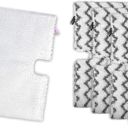 6 Pack Steam Mop Pad or Shark Steam Pocket Mops S3500 Series S3501 S3601 S3550 S3901 S3801 SE450 S3801CO S3601D (2 Sot mop pad+4 scrubby mop pad)