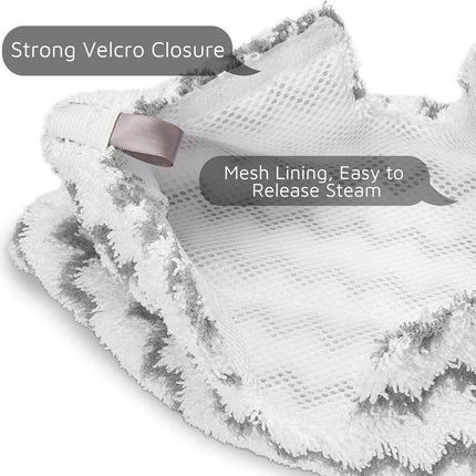 6 Pack Steam Mop Pad or Shark Steam Pocket Mops S3500 Series S3501 S3601 S3550 S3901 S3801 SE450 S3801CO S3601D (2 Sot mop pad+4 scrubby mop pad)