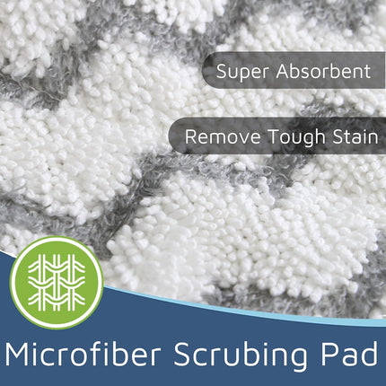 6 Pack Steam Mop Pad or Shark Steam Pocket Mops S3500 Series S3501 S3601 S3550 S3901 S3801 SE450 S3801CO S3601D (2 Sot mop pad+4 scrubby mop pad)