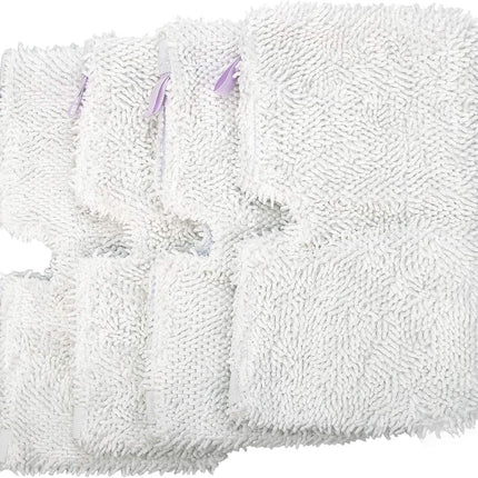 4 Pack + 2 Pack Replacement Microiber Mop Pad or Shark Steam Pocket Mops S3500 Series S3501 S3601 S3550 S3901 S3801 SE450 S3801CO S3601D (4 sot mop pad+2 scrubby mop pad)