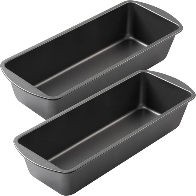 Extra Large Bread Pan 13 x 5 Long Loa Pan Nonstick Baking Pan Rectangular Loa Tin Set o 2