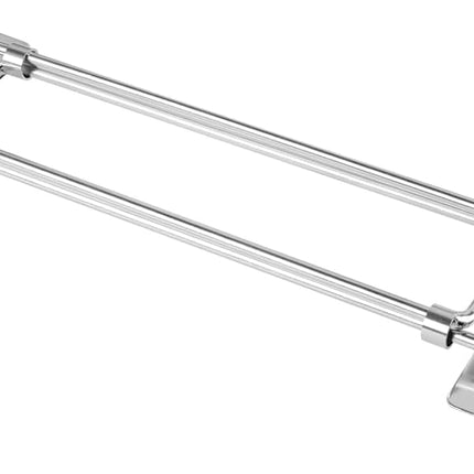 Safoner RV Shower Corner Storage Bar- Adjustable Stainless Steel Rod for Corner Shelves in Camper, Length 7.9-13.7 inches- RV Bathroom Organization Must Have Accessories (2 Pack