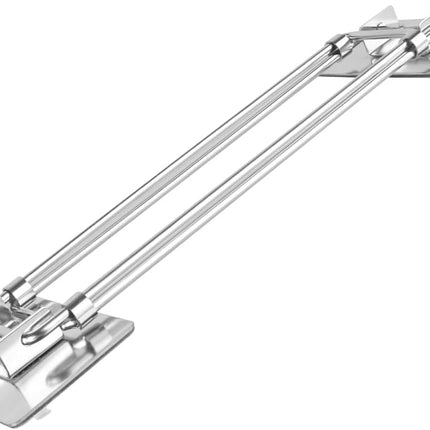 Safoner RV Shower Corner Storage Bar- Adjustable Stainless Steel Rod for Corner Shelves in Camper, Length 7.9-13.7 inches- RV Bathroom Organization Must Have Accessories (2 Pack