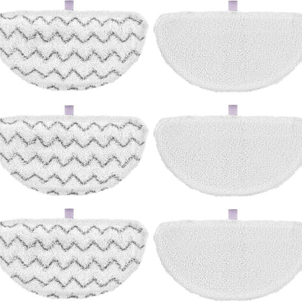 6 Pack 1940 or Bissell Steam Mop Pads or Bissell Powerresh Steam Mop 1806 1544 1440 2075A 2685A 1940W 19404 Series, Model 19402 19408 1940a 1940 1940q 1940t B0006 B0017, Part #5938#203-2633