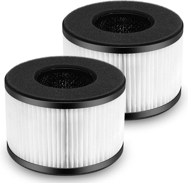 2-Pack BS-03 Replacement ilter Compatibel with PARTU and Slevoo BS-03 Air Puriier Part U & Part X 3-in-1