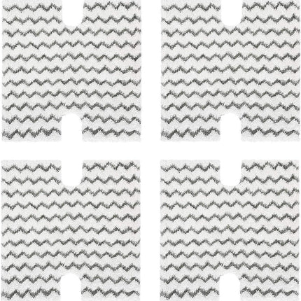 4 Pack Steam Mop Pads Replacement or Shark Lit-Away Pro & Shark Genius Mop System Pocket Mop S3973 S3973D S3973WM S5001 S5002Q S5003A S5004 S5004W S6001W S6001WM S6002 S6002C S6003D S6003W