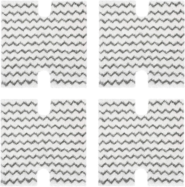 4 Pack Steam Mop Pads Replacement or Shark Lit-Away Pro & Shark Genius Mop System V1259-DP01-F-487
