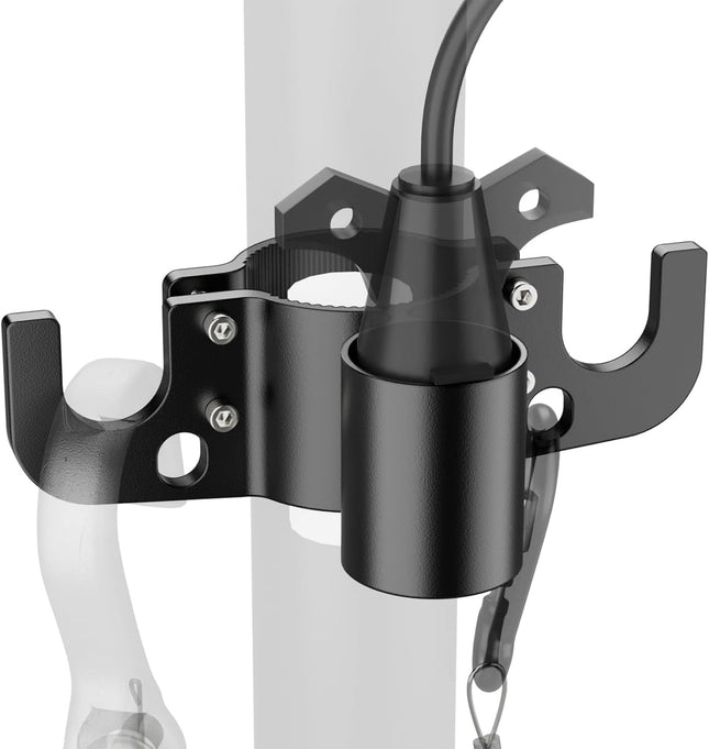 Safoner Aluminum Trailer Towing Chain Organizer with 7-Way Plug Holder- Heavy-Duty RV Tongue Jack