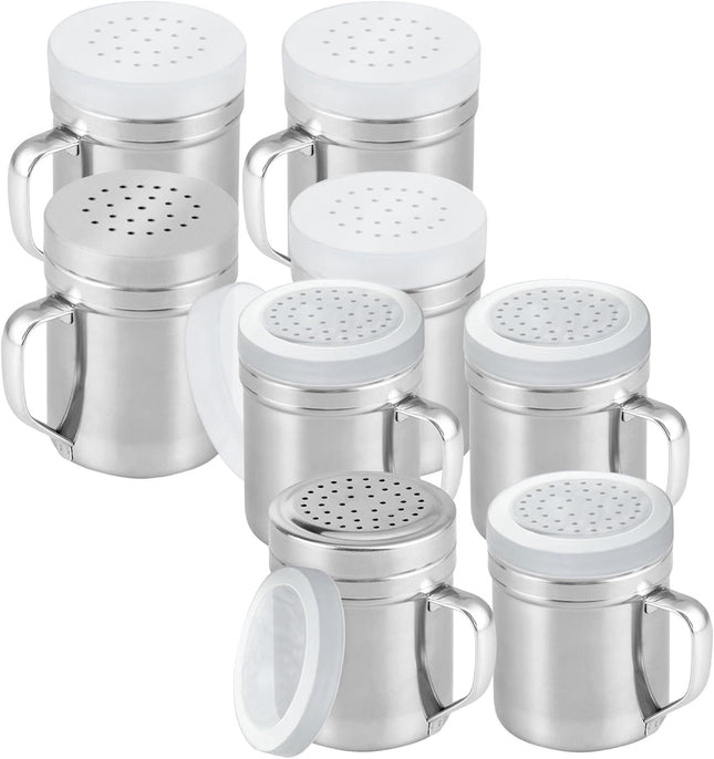 4-pack 6oz Metal Salt & Pepper Shaker with Holes 4-pack 10oz Metal Salt & Pepper Shaker with Holes