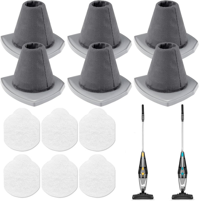 6 Plus 6 Pack NES215A/NES210 Vacuum ilter Set or Eureka NES215A/NES210/NES212/NES215 Blaze Stick