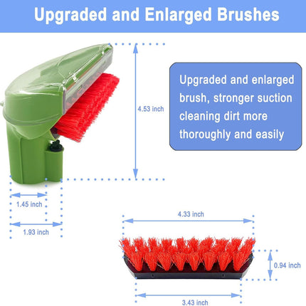 Upgraded 1400B Little Green 5.3" Detachable Tough Stain Brush Tool Replacement or Bissell Little-Green Upright &Portable Carpet Cleaners or 1400B 4075 3860 1425 2458 3194 3353 Series,1+2 Brush,Green
