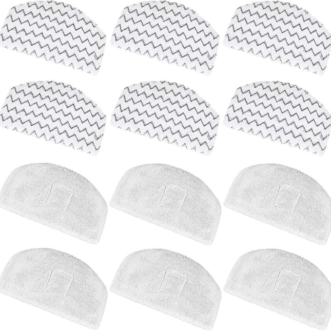 12 Pack 1940 Steam Mop Replacement Pads or Bissell Powerresh Steam Mop 1940 1440 1806 1544 2075 2685A 2814 Series, Model 19402 19404 19408 19409 1940A 1940 1940Q 1940T 1940W B0006 B0017 2075A 15441