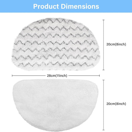 12 Pack 1940 Steam Mop Replacement Pads or Bissell Powerresh Steam Mop 1940 1440 1806 1544 2075 2685A 2814 Series, Model 19402 19404 19408 19409 1940A 1940 1940Q 1940T 1940W B0006 B0017 2075A 15441