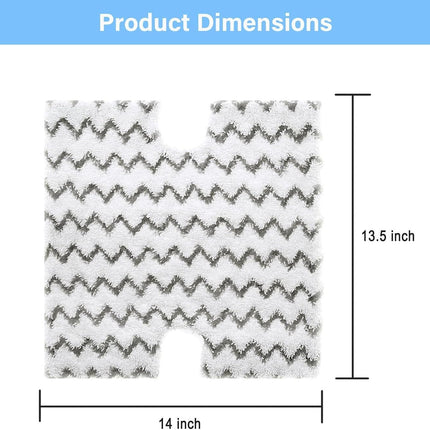 S3973D Steam Mop Replacement Pads or Shark Lit-Away Pro & Genius Steam Pocket Mop S3973 S3973D S5003D S3973WM S5001 S5002Q S5003A S5004 S5004W S6001W S6001WM S6002 S6002C,Part # P184WQ, 8 Pack