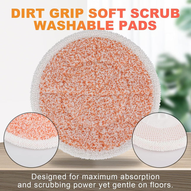 Pads or Shark Steam Scrub Mop 12 Pack Spin Mop Reills it or Shark S7000 – product detail
