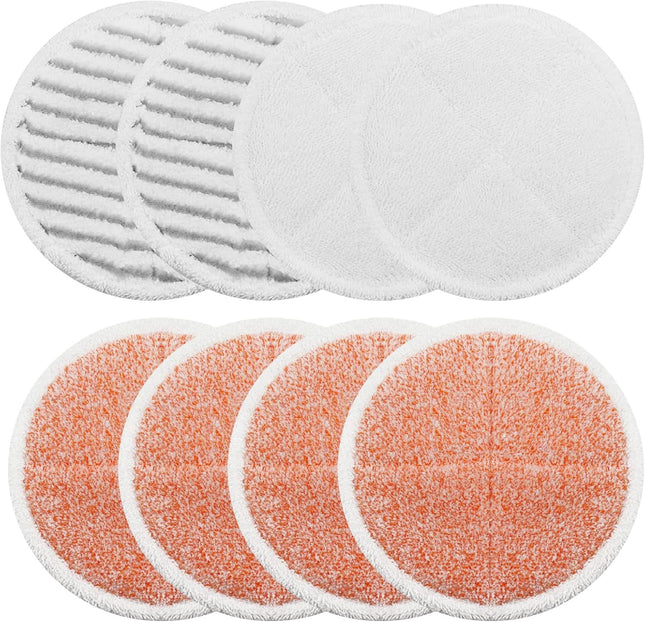 Spinwave Mop Pads Replacement Set Compatible with Bissell Spinwave 2039A 2124 4 Heavy Scrub Pads 2