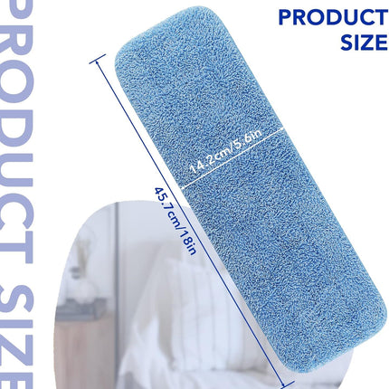 Replacement Mop Pads it or Rubbermaid Commercial 18" and 17" Mop - 10 Pack Wet & Dry Commercial Cleaning Reusable Reills it or Any lat System 17 and 18 Inch