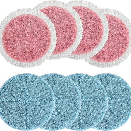 Spin Cordless Electric Mop Pads - 8 Pack Steam Electric Mop Reills it or Vmai/Eous/Idoo/Alabot/Devoac - 7.28inch Spin Replacement Mop Pads or loor Cleaning