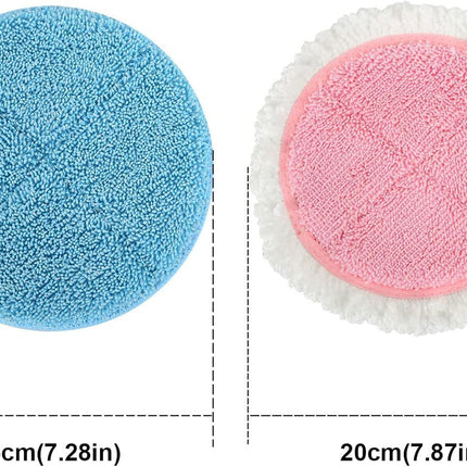 Spin Cordless Electric Mop Pads - 8 Pack Steam Electric Mop Reills it or Vmai/Eous/Idoo/Alabot/Devoac - 7.28inch Spin Replacement Mop Pads or loor Cleaning