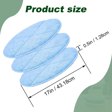 Commercial 17 Inch Microiber Carpet Bonnet loor Machines Pads Compatible with loor Machine: 3 Packs Microiber Carpet Bonnet loor Buer Pads