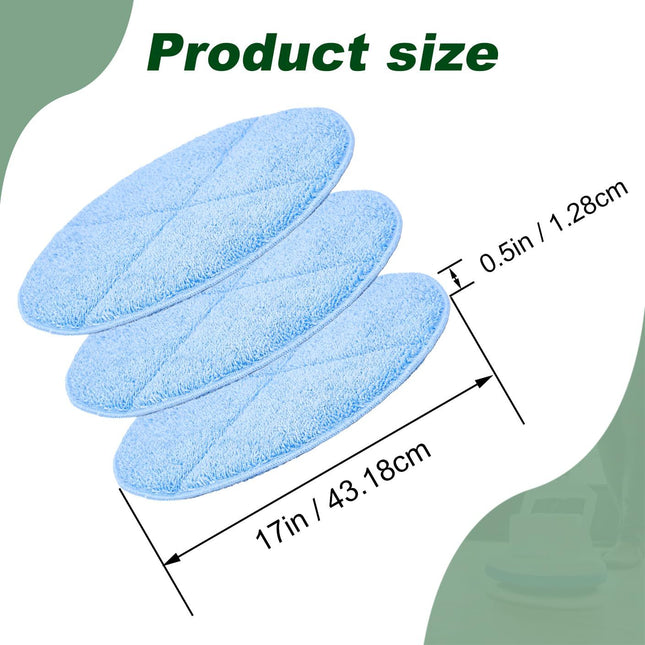 Commercial 17 Inch Microiber Carpet Bonnet loor Machines Pads Compatible with loor Machine 3 Packs – product detail