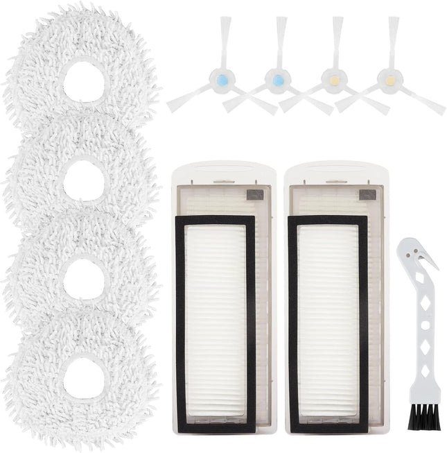 Replacement Accessories Compatible with Robot Sweeping Narwal T10 Microiber X2 ilters X4 Side Brushes X4