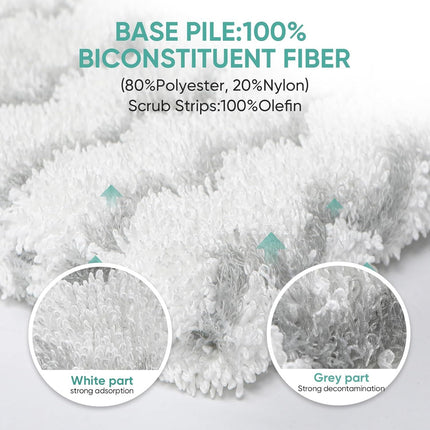 6 Pack S1000 S2001 Steam Mop Replacement Pads or Shark S1000 S1000A S1000C S1000WM S10001C S1200 & S2001 SteamSpot Steam Mop