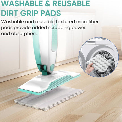 6 Pack S1000 S2001 Steam Mop Replacement Pads or Shark S1000 S1000A S1000C S1000WM S10001C S1200 & S2001 SteamSpot Steam Mop