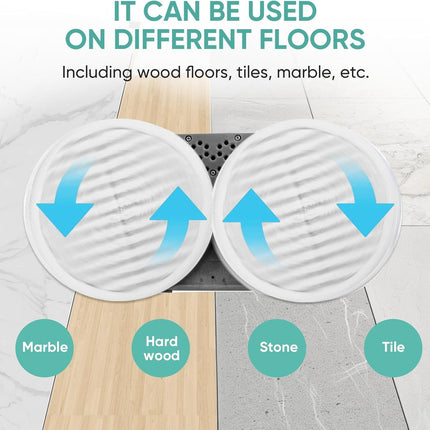 8 Pack Spin-Wave Mop Replacement Pads Compatible with Bissell Spin-Wave 2039,2039A,2124,2307,23157,20391,20399 Series Steam Mop Pads or Bissell Spin-Wave Hard loor Cleaner