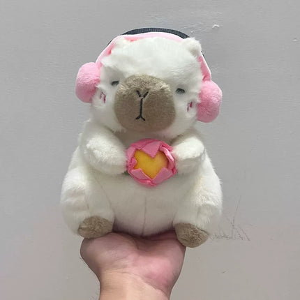 White Earphone Capybara Chalk Bag Rock Climbing Chalk Bag