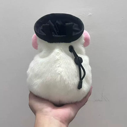 White Earphone Capybara Chalk Bag Rock Climbing Chalk Bag
