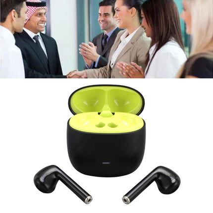 Language Translator Earbuds Wireless Bluetooth 5.3 Noise Reduction Support 84 Languages Waterproof Voice Black